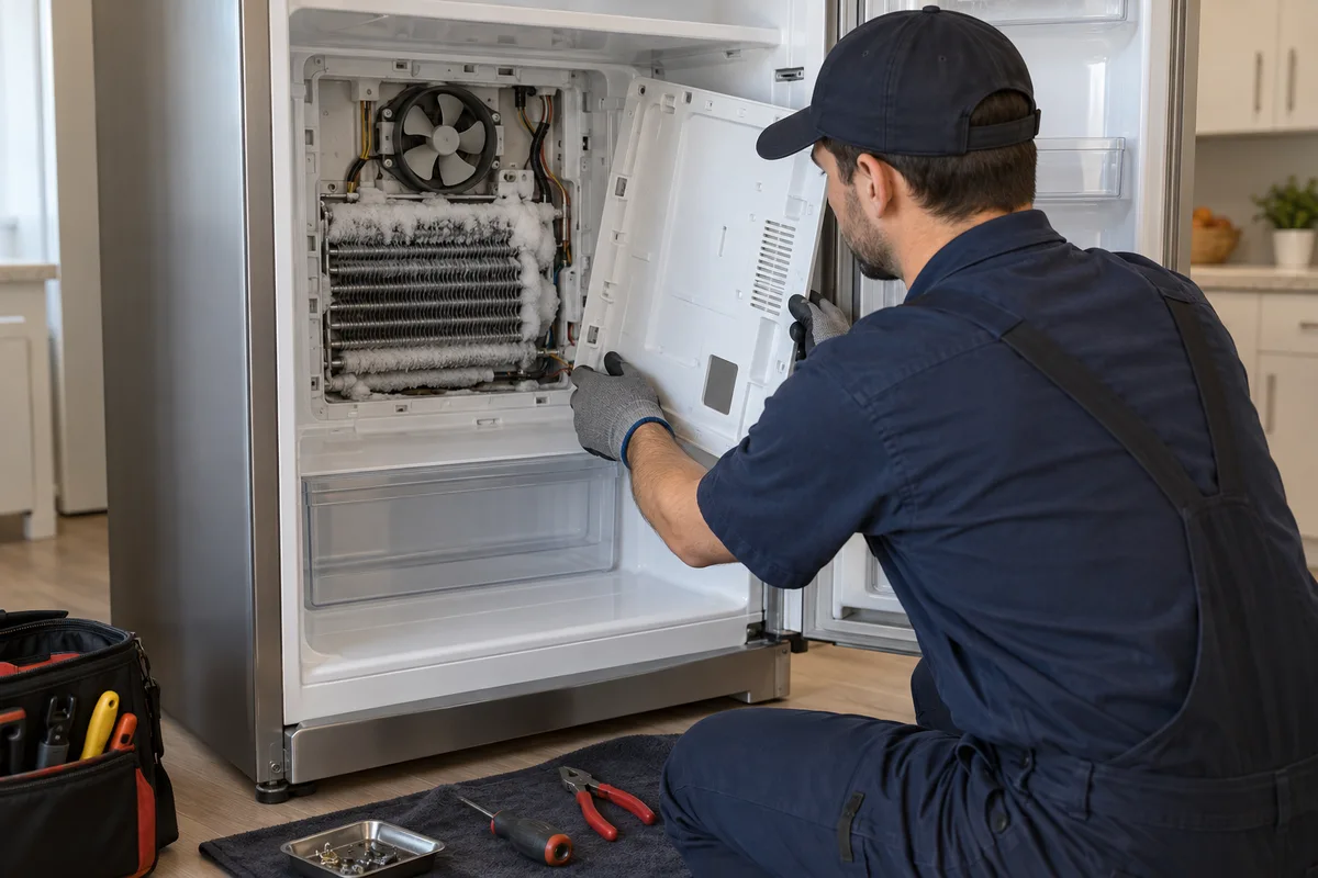 Əhmədlidə No Frost buzlanma yoxlanışı nümunəsi